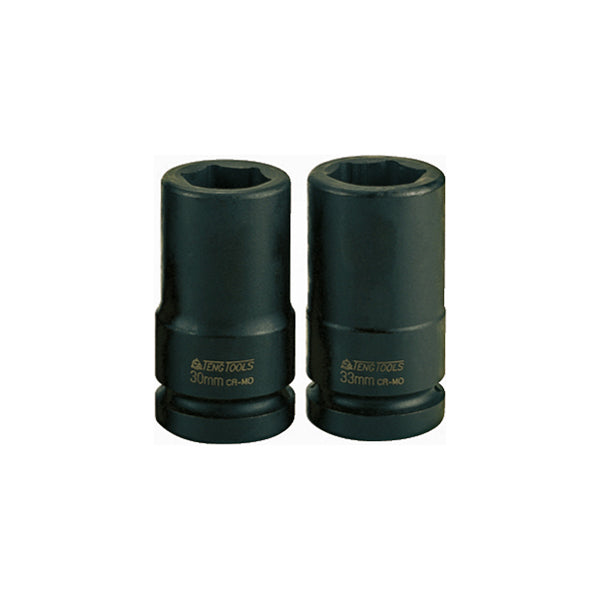 Teng Tools Impact Socket 1" Drive Deep 33mm Heavy Duty Qty 1