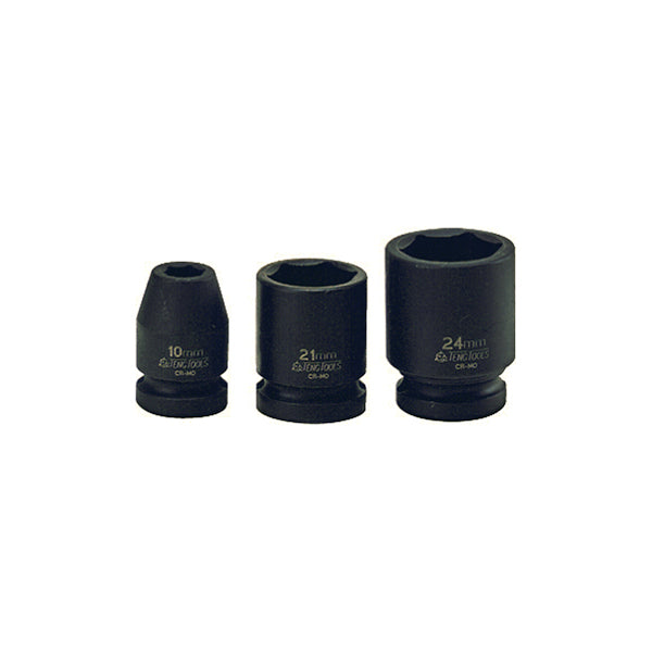 Teng Tools Impact Socket 1/2" Drive Regular 13mm Chrome Molybdenum Steel Qty 1