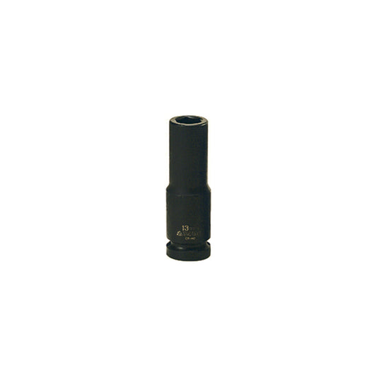 Teng Tools Impact Socket 1/2" Drive Deep 22mm Chrome Molybdenum Steel Heavy Duty Qty 1
