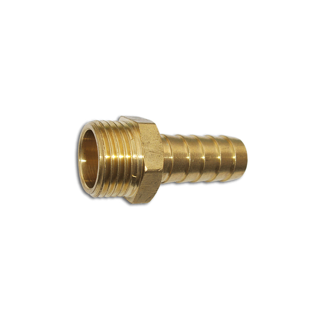 Brass Quick Connector - Hex Male, 3/4" BSP x 3/4" Bore Hose (19mm) Qty 2
