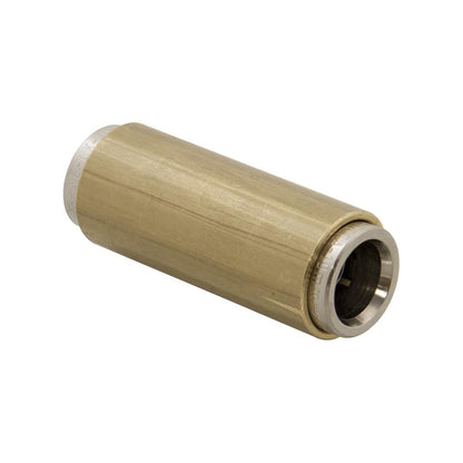 Tube Couplings Push-Fit Brass Straight 4mm Durable Brass Pack of 5