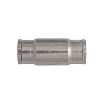 Tube Couplings Push-Fit Brass Straight 5mm Durable Brass Pack of 5