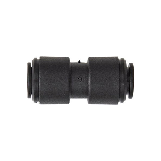 JG Speedfit Tube Couplings Straight 10mm Plastic Black Pack of 5