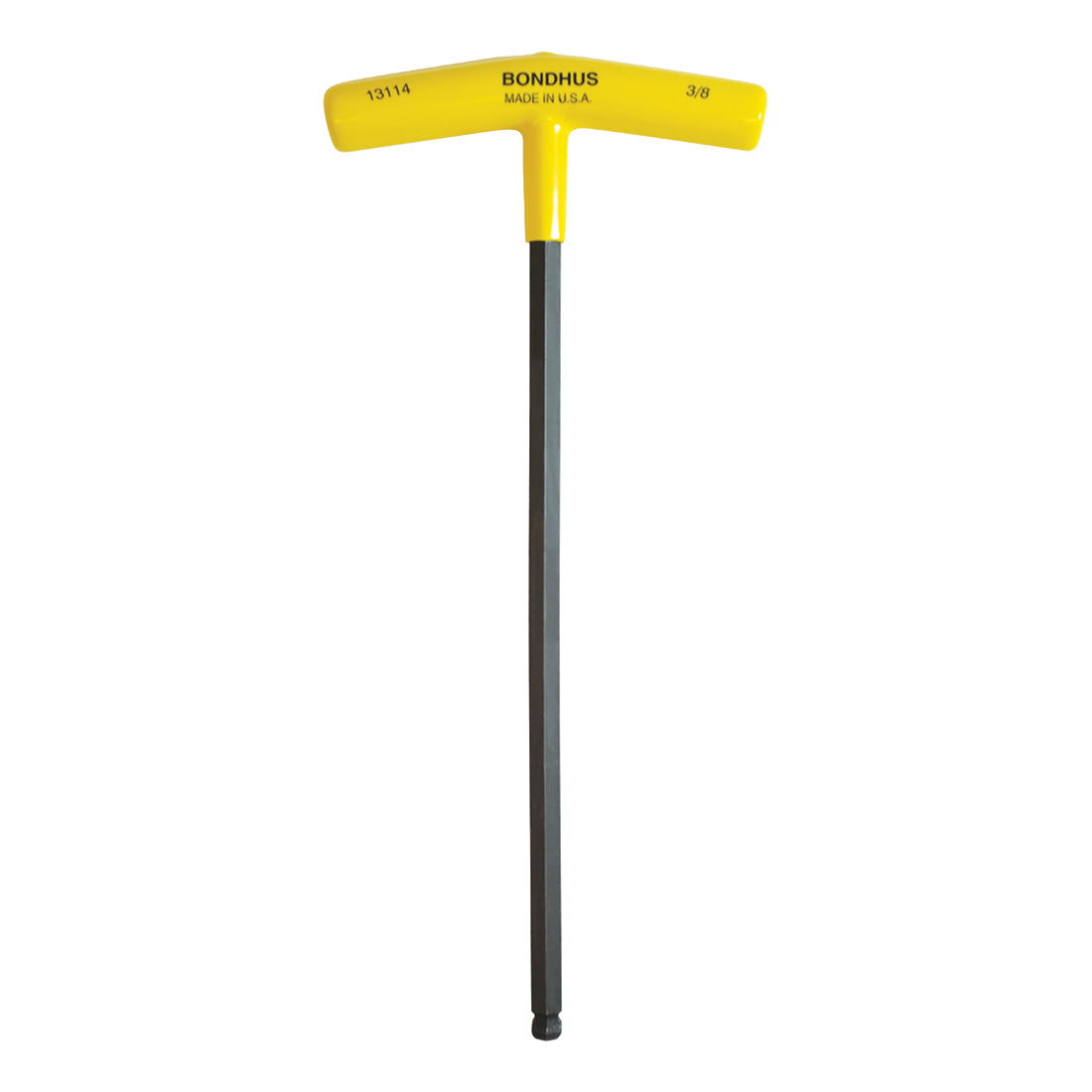 BONDHUS Balldriver Hex T?Handle - 1/4", 275mm Length, Protanium® Steel Qty 1