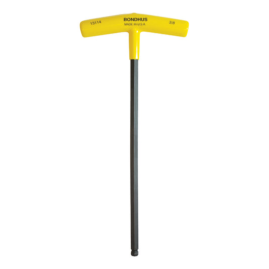 BONDHUS Balldriver Hex T?Handle - 3/8", 300mm Length, Protanium® Steel Qty 1