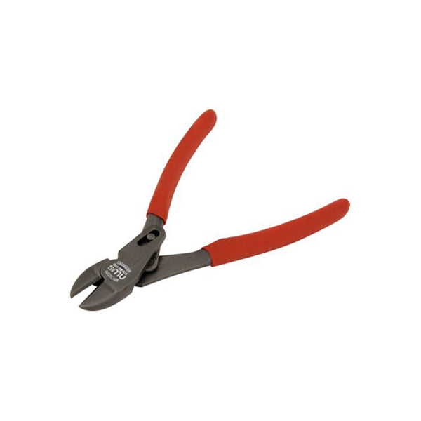 Side Cutters - Heavy Duty with Lever Action, 200mm (8"), Titan Finish, Red Vinyl Handles Qty 1