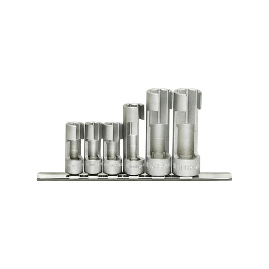 Temperature Sender Socket Set 6?Piece (10–19mm) - For ABS, Diesel, Coolant Sensors Qty 1 Set