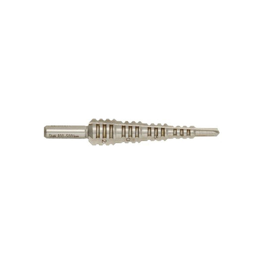 HSS Step Drill & Milling Cutter 4-12mm 2mm Steps Durable Precision Grip Qty 1