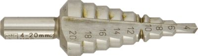 Abracs HSS Step Drill 4-12mm 1mm Steps Precision Ground Split Point Qty 1