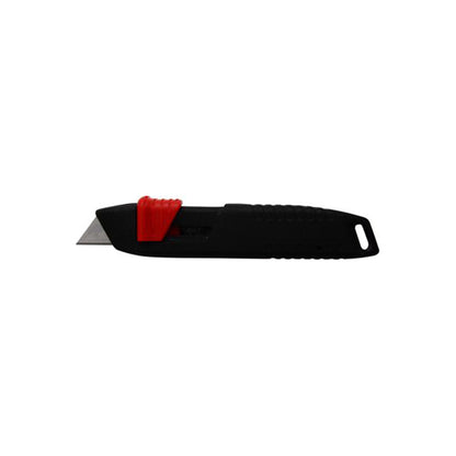 Auto Retract Trimming Knife Spring Loaded Uses Standard Trapezoid Blades Qty 1