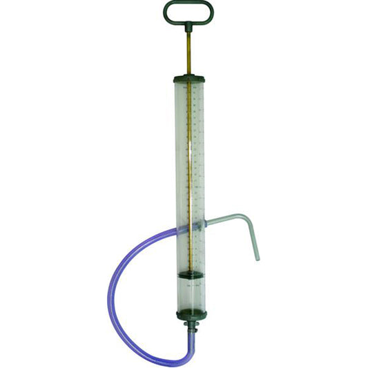 LASER LASER Evacuation/Dispensing Pump - 1 Litre Capacity, Removes Fluid from Cooling Systems, Polycarbonate Tube & Aluminium Handle Qty 1