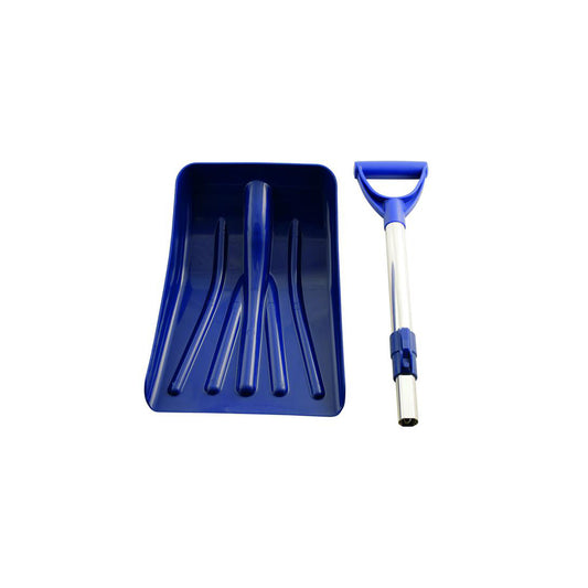 LASER Telescopic Snow Shovel - Aluminium, Heavy Duty Nylon Head, Extends 770–980mm Qty 1