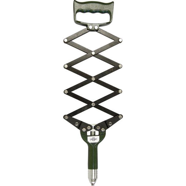 Accordion Riveting Pliers - Lazy Tong Riveter, With Interchangeable Nose Piece (2.4–4.8mm Rivets) Qty 1