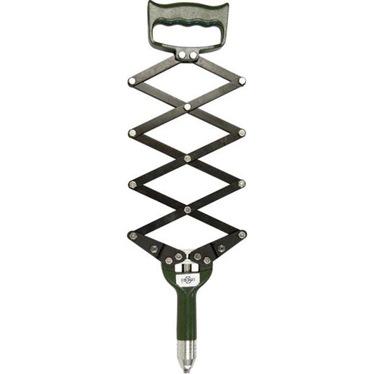 Accordion Riveting Pliers - Lazy Tong Riveter, With Interchangeable Nose Piece (2.4–4.8mm Rivets) Qty 1