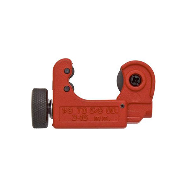 Tube Cutter Minicut - For Copper/Brass Pipe, 3–16mm Ø (1/8"–5/8"), Ideal for Confined Spaces Qty 1