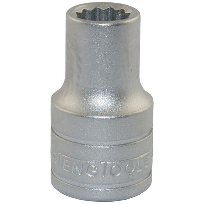 Teng Tools 1/2" Drive 12Pt Regular Socket 24mm Qty 1