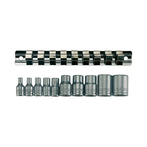 Teng Tools E?Torx Bit Socket Set 10?Piece (E4–E18) Supplied on Rail Qty 1 Set