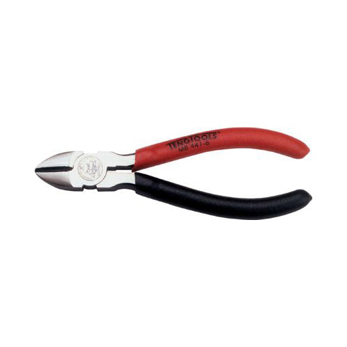 TENG Side Cutters - 150mm (6"), High Carbon Steel, Vinyl Coated Handles Qty 1