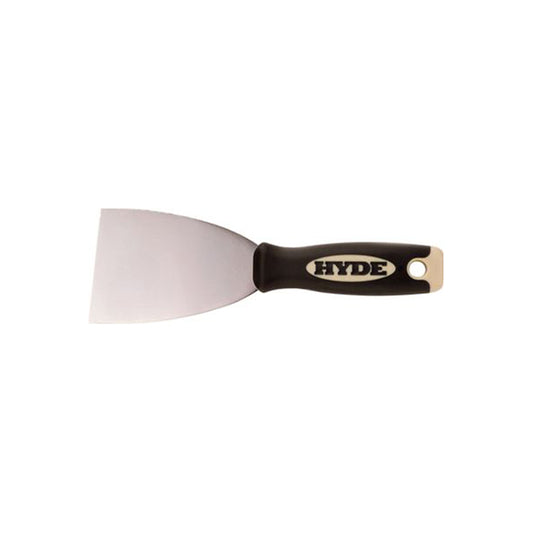 HYDE HYDE Scraper - Soft Grip Chisel Blade, 3" (76mm), High Carbon Steel, Ergo Handle Qty 1