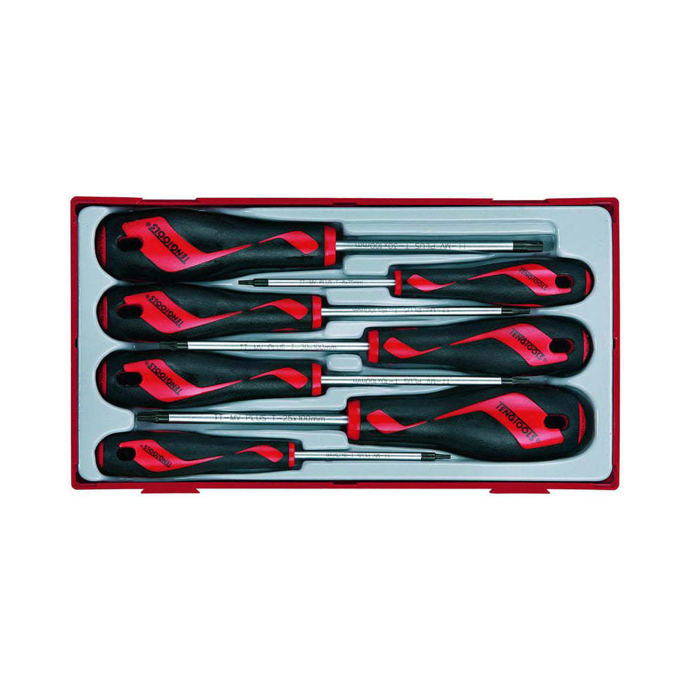Teng Tools Tray Screwdriver Set 7pc TORX TPX Supplied In Tool Tray Qty 1 Set