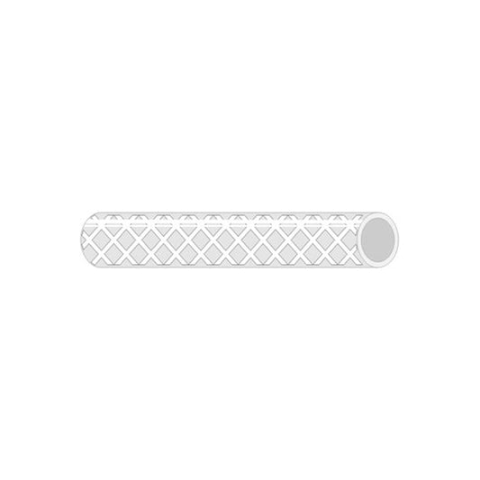 PVC Reinforced Tubing Clear 8mm ID x 13mm OD 250 PSI Not For Diesel Length 30 m Coil
