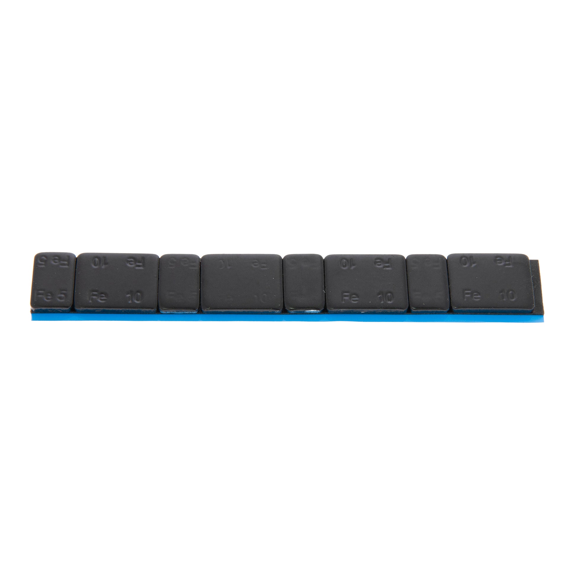 Black Wheel Weights 60g Strip (4 x 5g + 4 x 10g) 19x4x138mm General Use Pack of 50