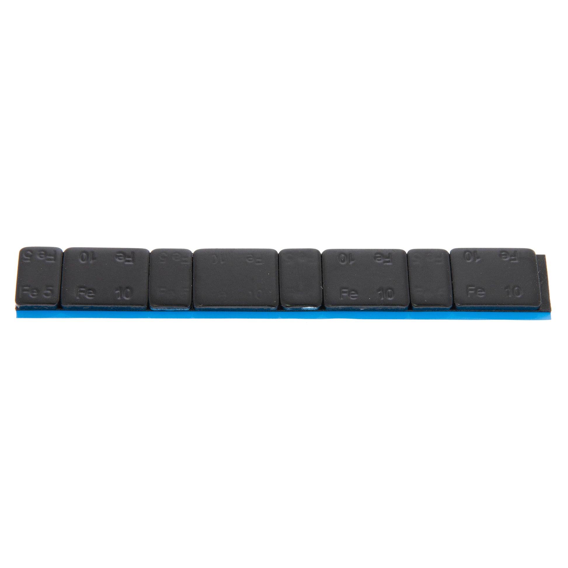Black Wheel Weights 60g Strip (4 x 5g + 4 x 10g) 19x4x138mm General Use Pack of 100