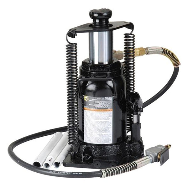Air/Hydraulic Bottle Jack 20 Tonne Capacity, 9.5–18.25 Inch Height Qty 1