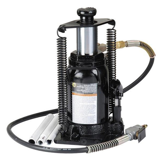 Air/Hydraulic Bottle Jack 20 Tonne Capacity, 9.5–18.25 Inch Height Qty 1