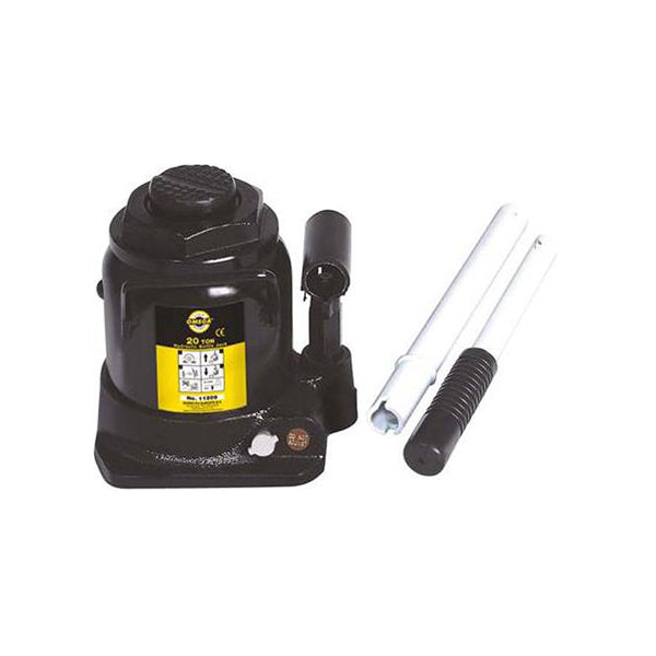 Extra Low Profile Hydraulic Bottle Jack 20 Tonne Capacity, 165–285mm Height Qty 1