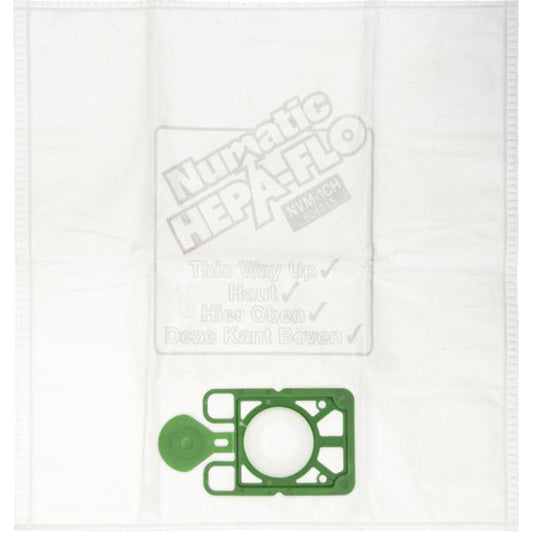 Vacuum Bags - Single Motor HEPA?FLO, For Numatic Henry Type Pack of 10