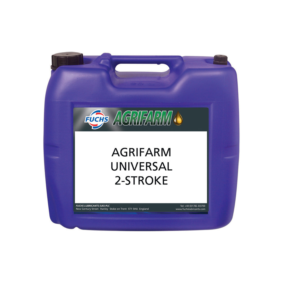Fuchs Agrifarm Universal 2?Stroke Oil 20L API TC JASO FB Dyed Red Qty 1