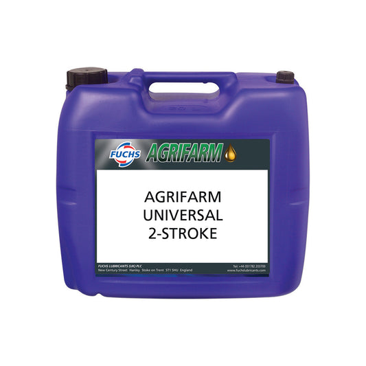 Fuchs Agrifarm Universal 2?Stroke Oil 20L API TC JASO FB Dyed Red Qty 1