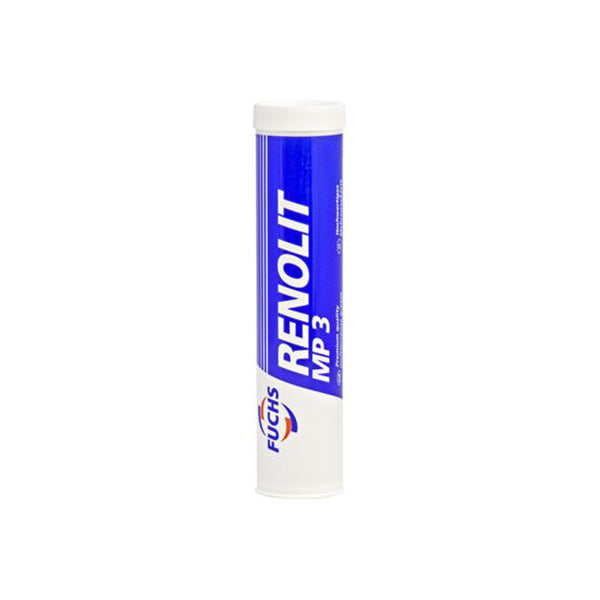 FUCHS RENOLIT GP3 Lithium Grease - 400g Cartridge, Multipurpose, Anti?Wear & Anti?Corrosion, ?30°C to +120°C Qty 12