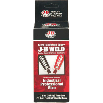 J-B Weld JB Weld Industro Weld - 2 x 142g Tubes, Industrial Pack, 3960 PSI Strength, 315°C Max Temp Qty 1
