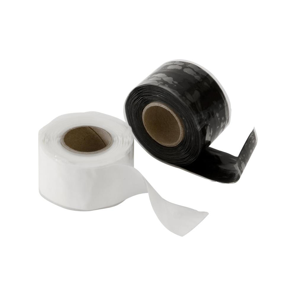 Silicone Repair Tape 25mm x 3m - Black, High Temp +260°C, Insulates to 8,000V Qty 1