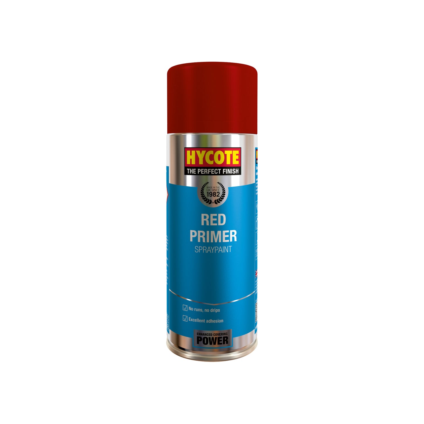 HYCOTE Primer - Red, 400ml Aerosol, Acrylic Formula, Tough Protective Coating for Metals & Plastics Pack of 6