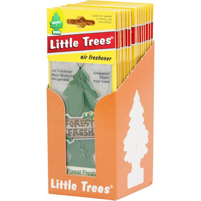 Magic Tree Air Fresheners - Assorted Box of 24, Mixed Fragrances (New Car, Forest, Black Ice, Arctic White, Vanillaroma) Qty Box of 24