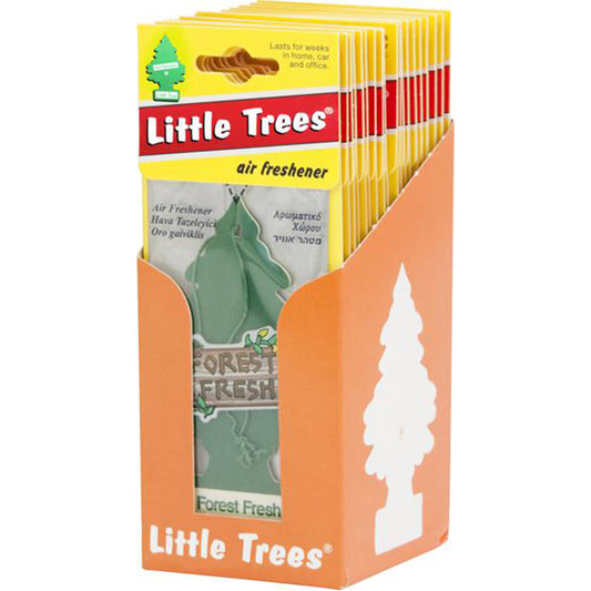 Magic Tree Air Fresheners - Assorted Box of 24, Mixed Fragrances (New Car, Forest, Black Ice, Arctic White, Vanillaroma) Qty Box of 24