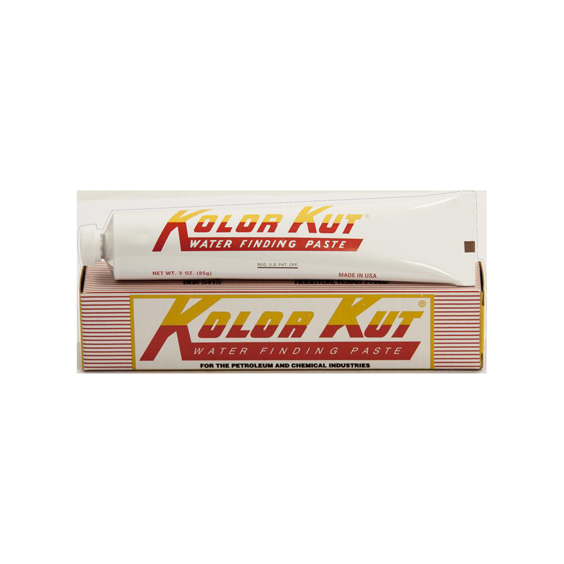 Water Finding Paste 85g Tube - Golden Brown, Turns Red on Contact with Water Pack of 1