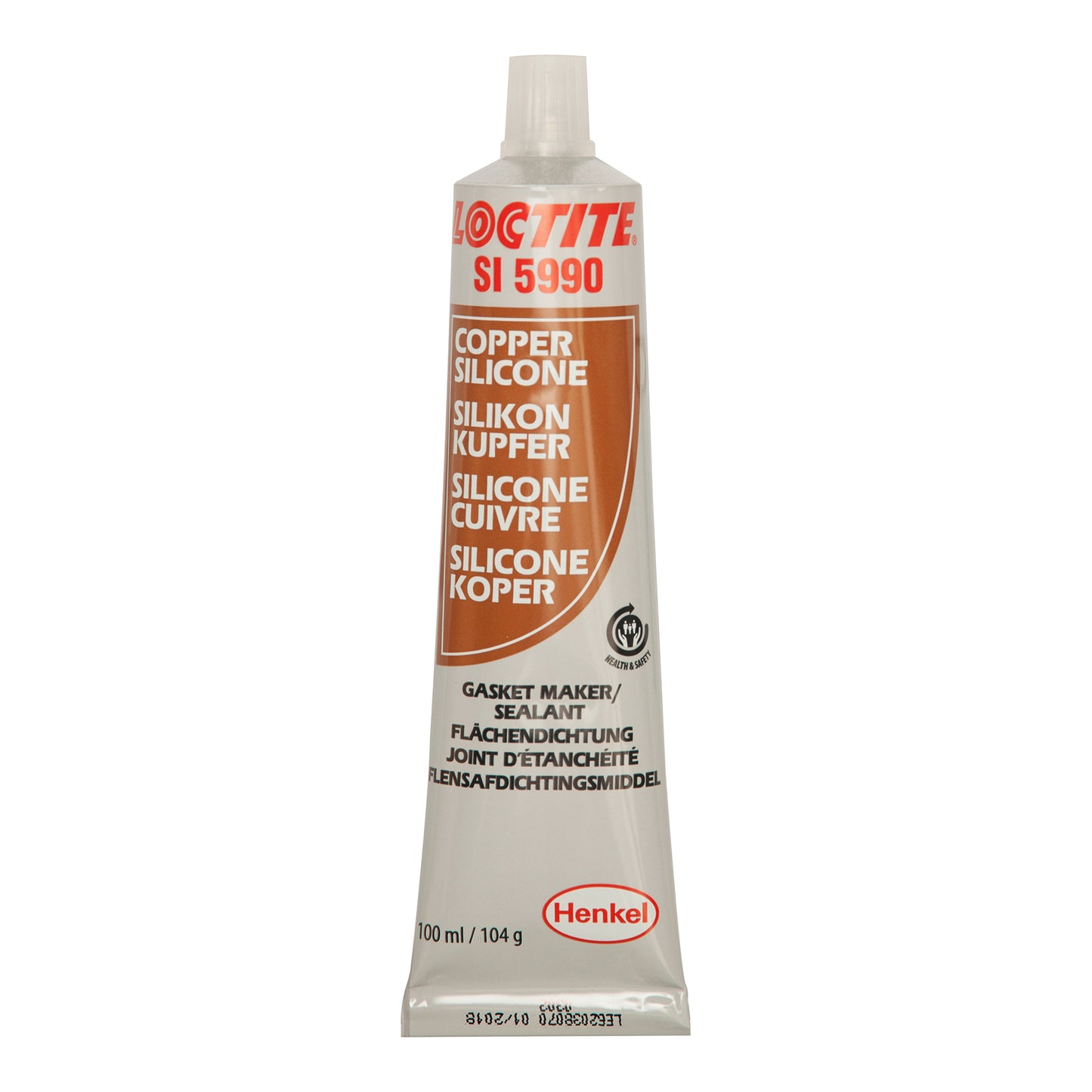 LOCTITE LOCTITE 5920 Silicone Copper - 100ml Tube, Gasket Maker/Sealant, High Performance Qty 1
