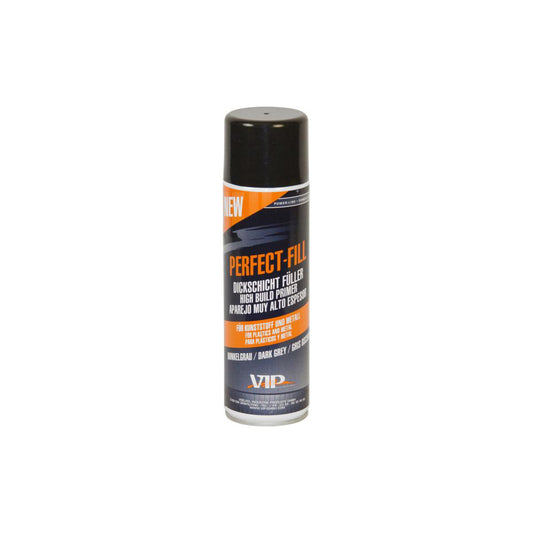 VIP VIP Perfekt Fill Primer/Filler - Dark Grey, 450ml Aerosol, For Plastics & Metal, Deep Filling & Fast Priming Qty 1