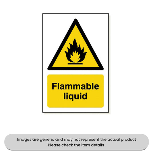 Flammable Liquid Foamex 240X360MM Pack Qty 1