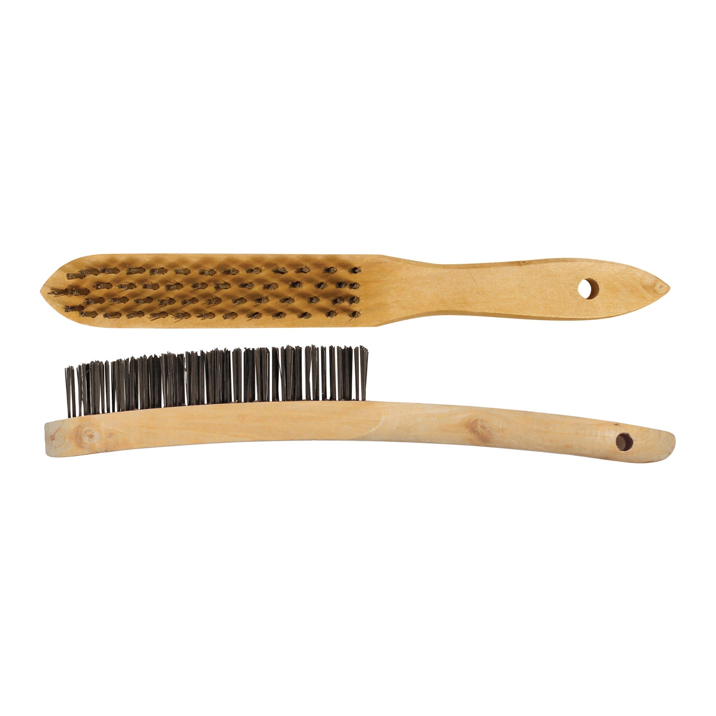 ABRACS Wire Scratch Brush - Wooden Handle, 4?Row Pack of 24