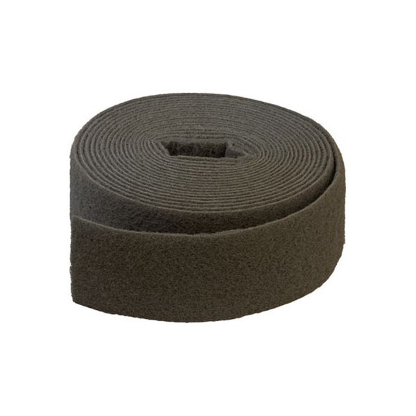 Non?Woven Roll - 100mm x 10m, Maroon (Medium), Flexible Abrasive Roll Qty 1