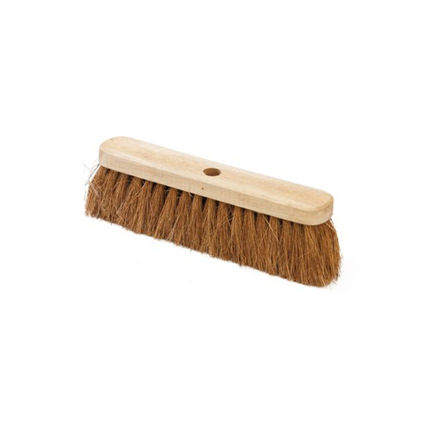 Broom Head - Soft Coco, 12" (30cm), For WB6/WB6L Handle Pack of 4