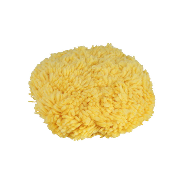 Abracs Wool Polishing Pad Fine Grade 125mm Hook & Loop Qty 1