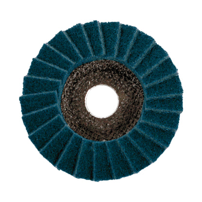 Abracs Non-Woven Flap Disc 115x22mm Medium Maroon Fibre Max RPM 13300 Pack of 5