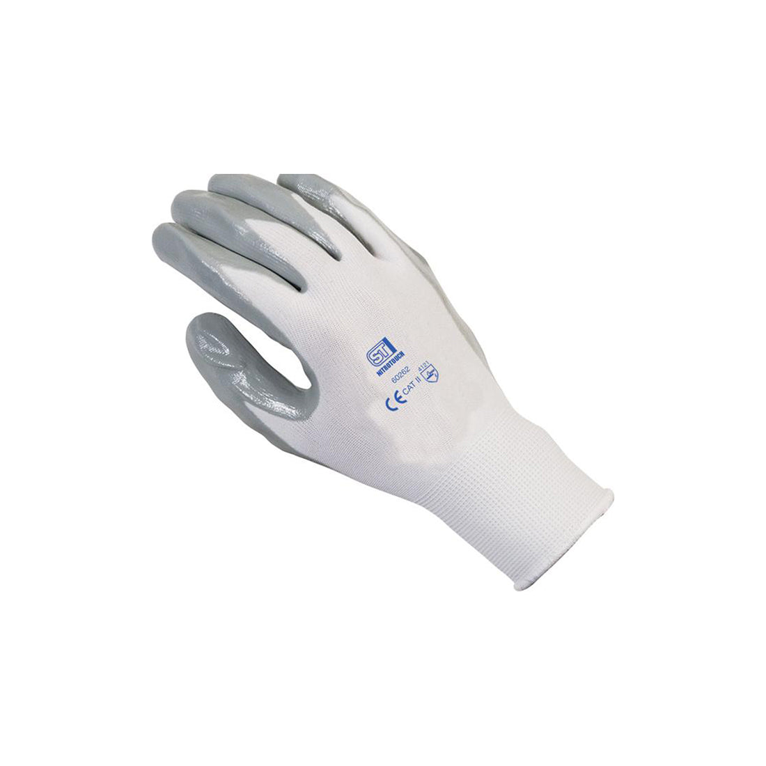 Nitrotouch Gloves - Size M, EN388 4122, Cut-Resistant Nitrile Coated Nylon, Washable, For Maintenance & Warehousing Qty 12 Pairs