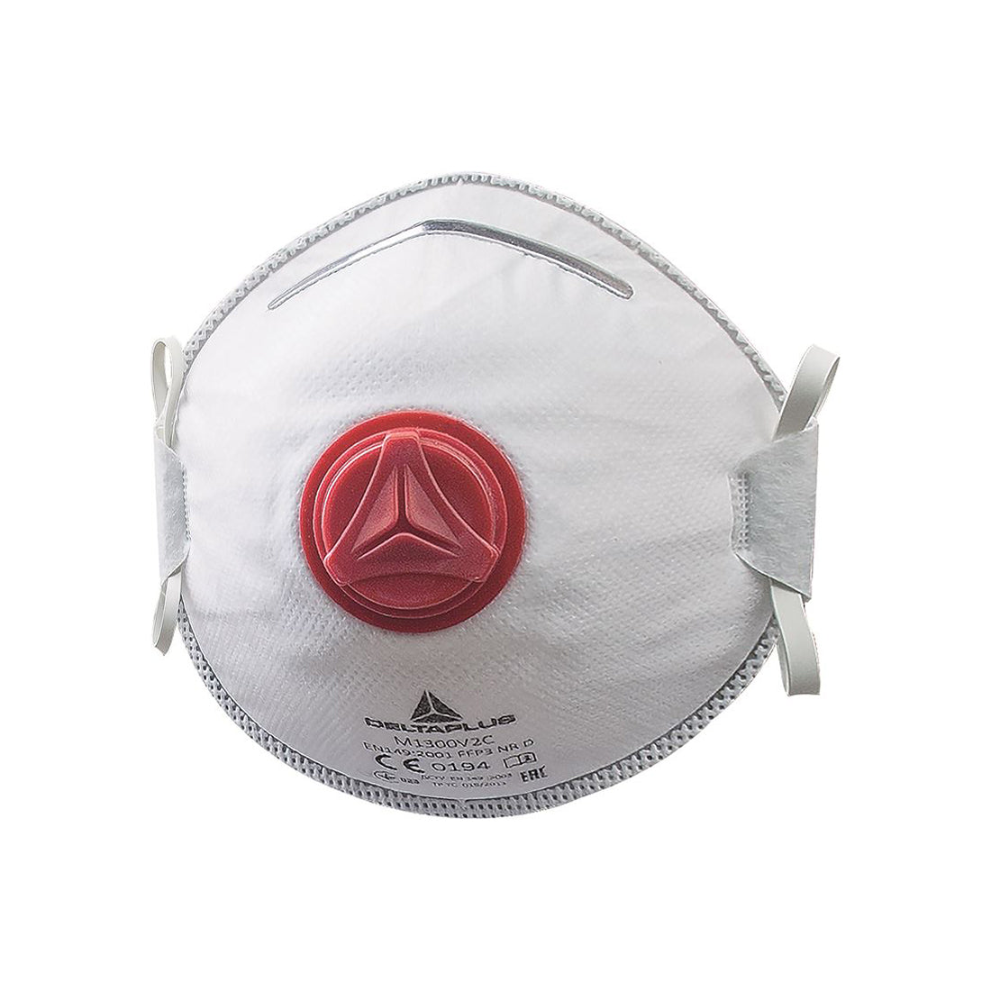 DELTAPLUS Disposable Mask - FFP3 + Valve, EN149:2001/A1:2009 Approved, EVA Edge, High Performance Valve Box of 10